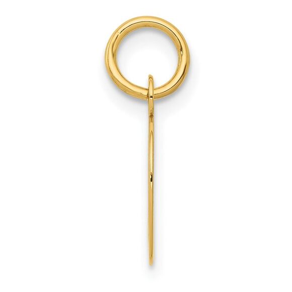 10k Yellow Gold Small Script Initial D Charm - Picture 2 of 4